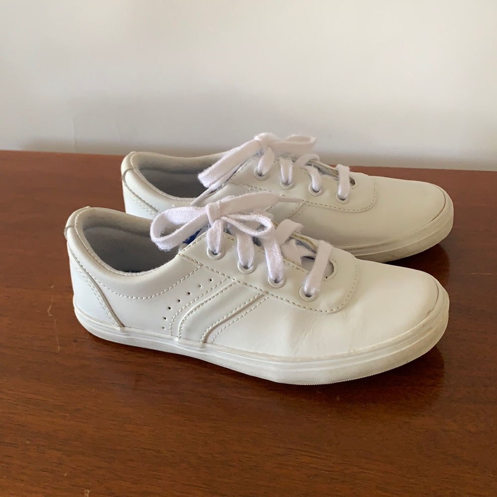 Girl’s Keds White Riley Sneakers
